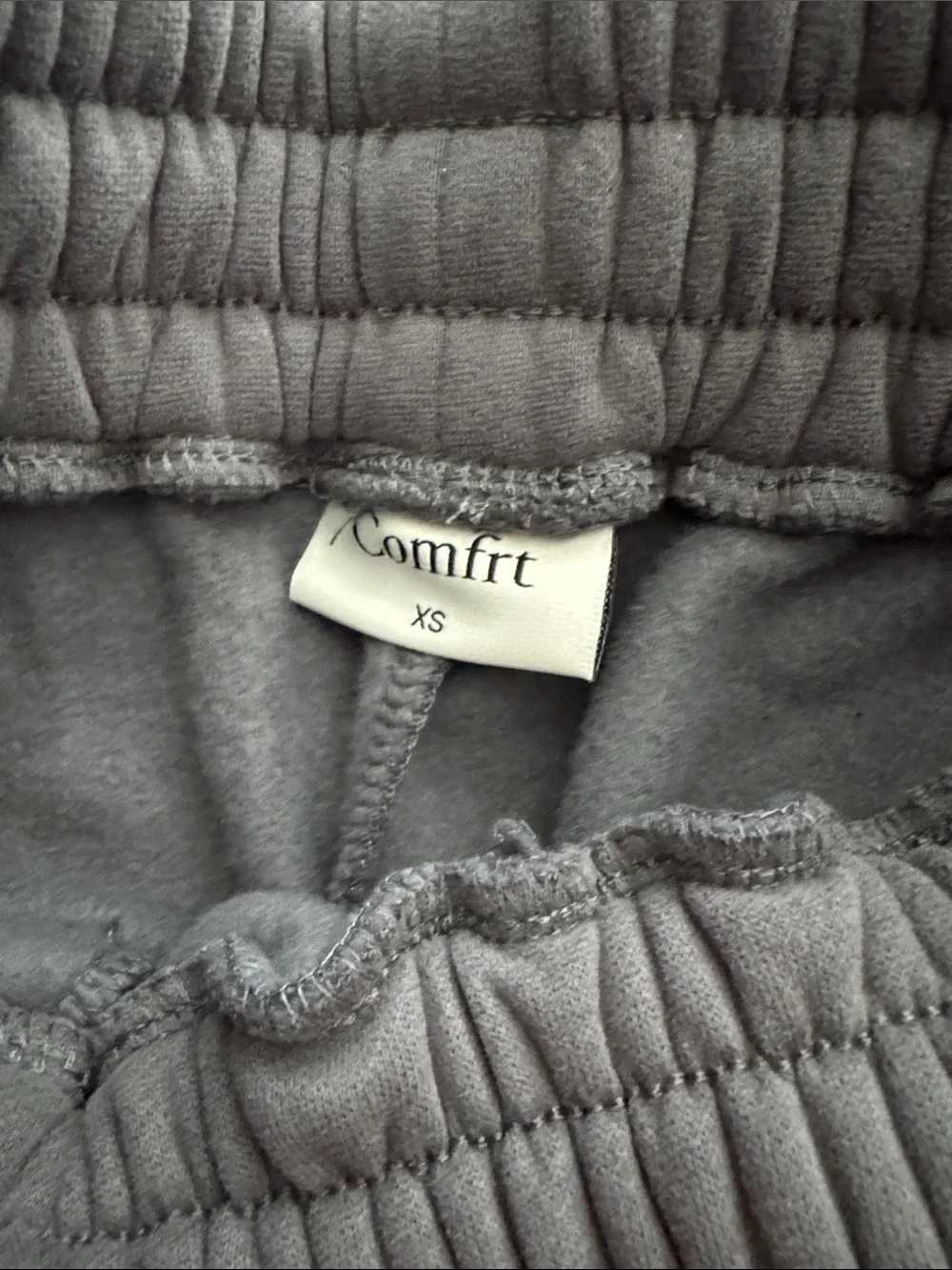 Comfrt Gray Fleece Joggers – Soft Everyday Sweatpants - Picture 2 of 4
